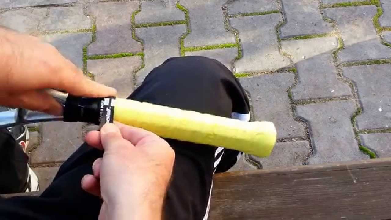 tenis raketi gribi nasıl sarılır? - how to change racquet overgrip