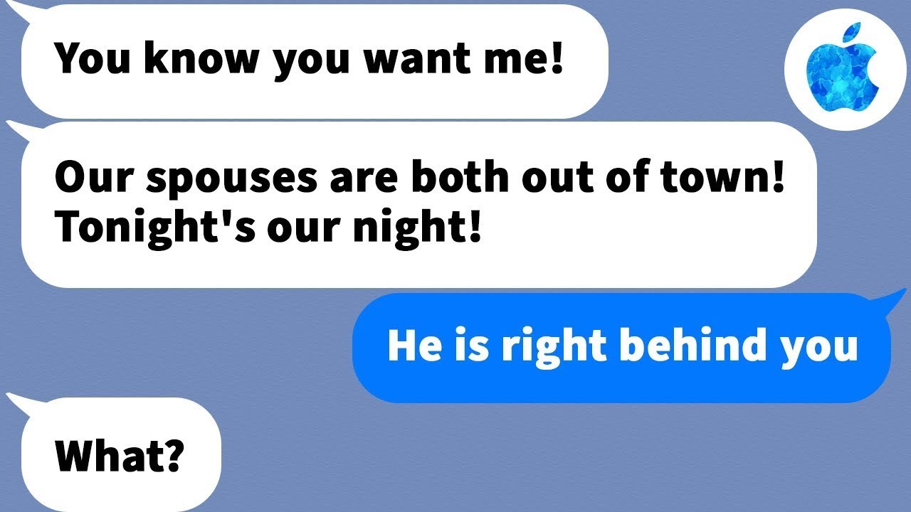 【Apple】A creepy colleague was hitting on me, and my bodybuilder husband put a stop to it...
