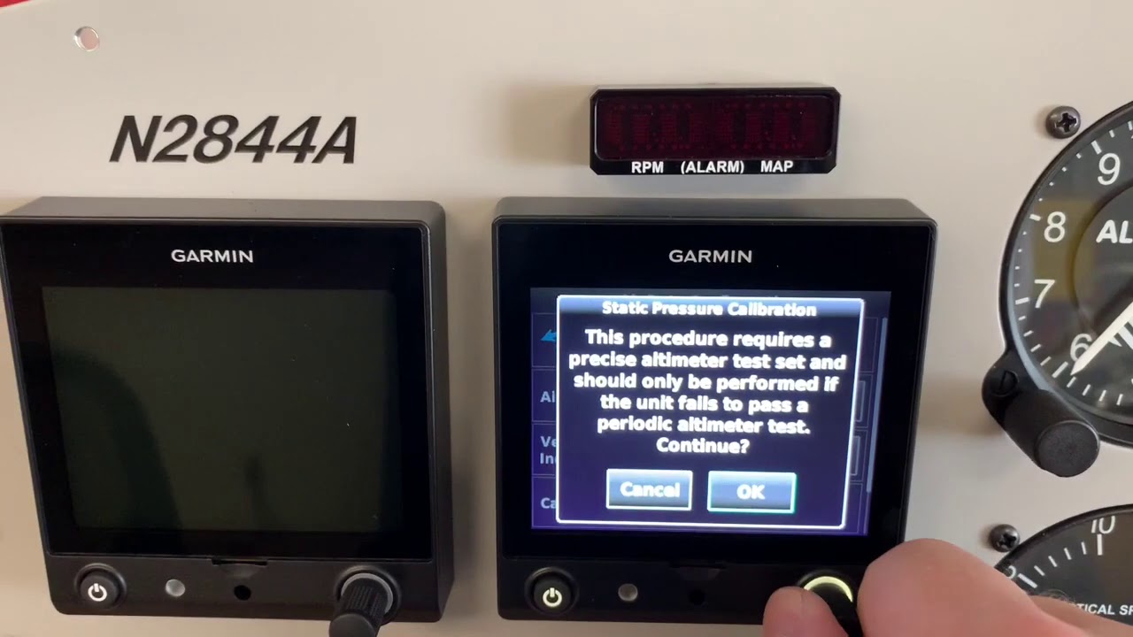 G5 Static Pressure Calibration