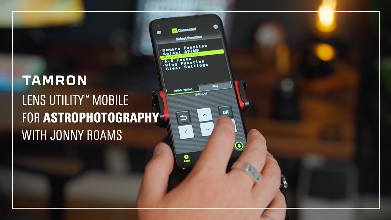 Использование Tamron Lens Utility Mobile для астрофотографии