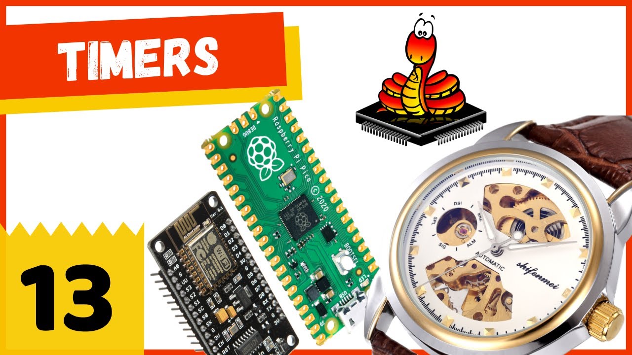 Timer Raspberry Pi Pico ⏱ ESP8266 - ESP32 [MicroPython] # 013
