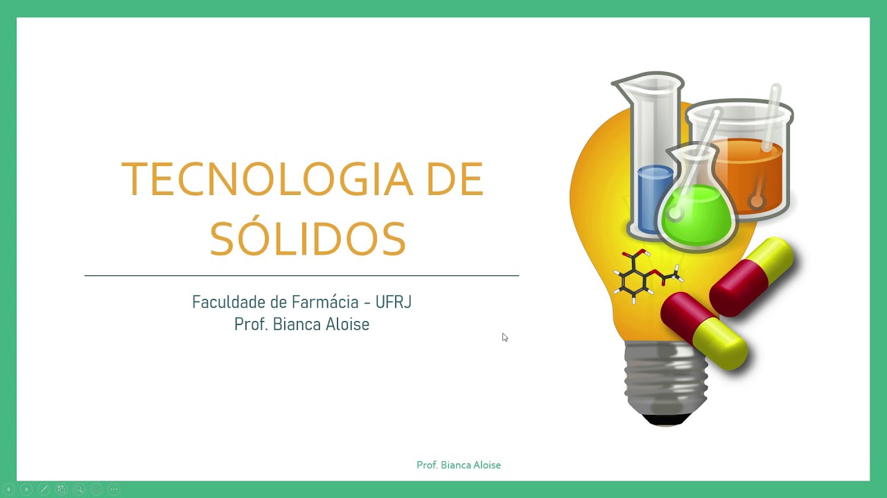 Gravação de aula síncrona: Pós e Granulados