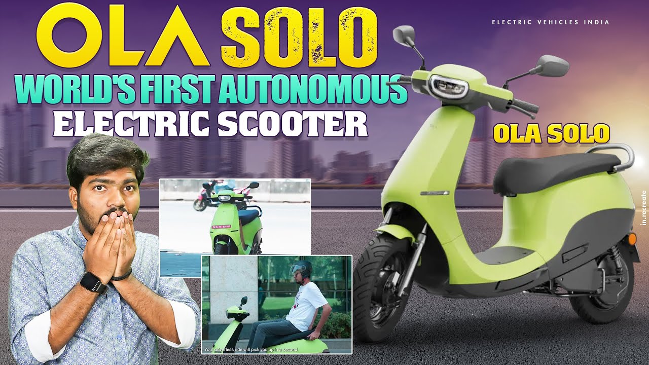 OLA SOLO😱 - World's First Autonomous Electric Scooter | April Fool? | Electric Vehicles India
