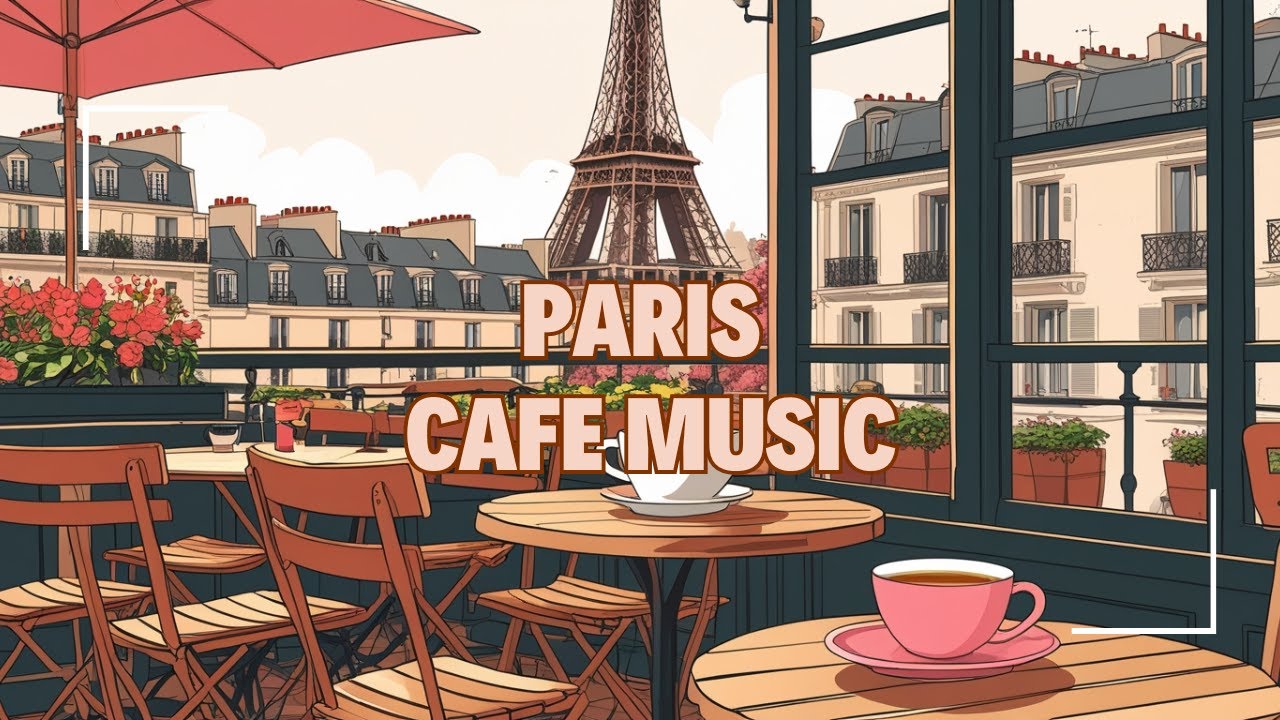 Cozy Paris Café Ambience | Relax, Study & Unwind 🎧🌿