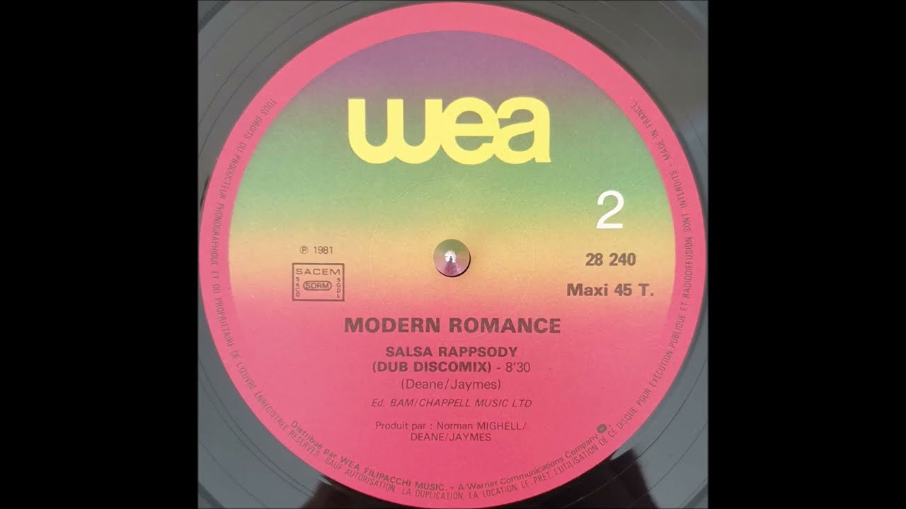 Modern Romance - Salsa Rappsody (Dub Discomix) 1981
