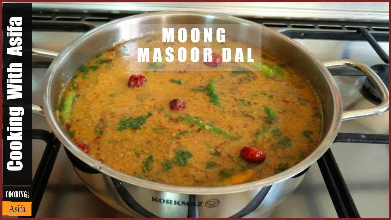 Moong Masoor Dal | Tadka Dal Fry | Restaurant Style Dal Recipe by Cooking with Asifa