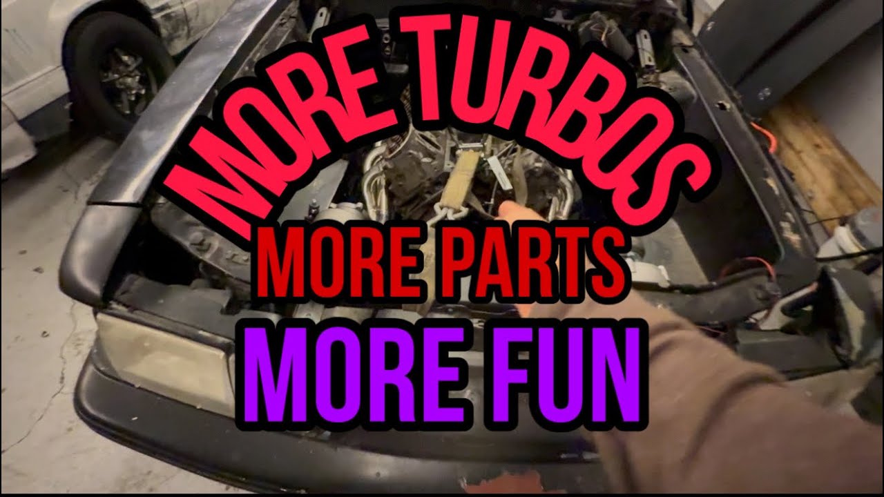 Twin GT3582 and Hot Side Install on LS FoxBody #lsswap #budgetbuild #turbolife #foxbody 
