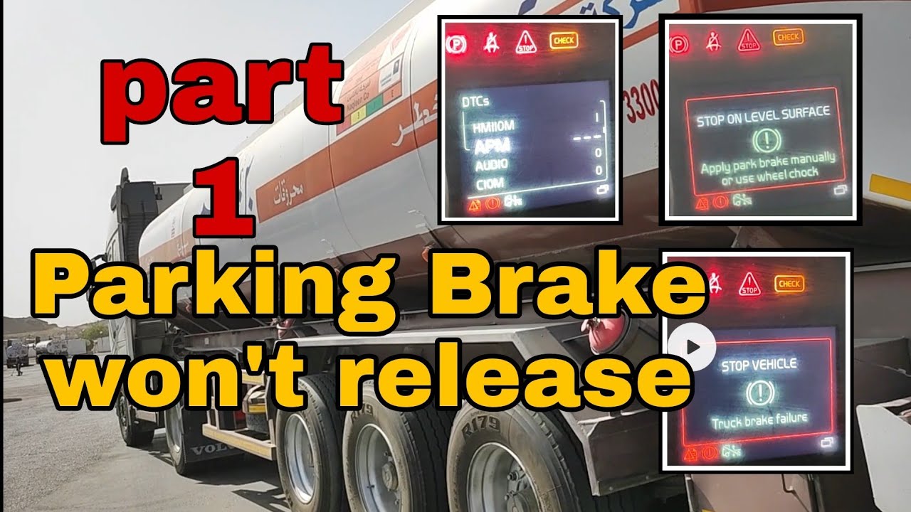 Parking brake won't release | Brake failure | Air production modulator error | Part 1