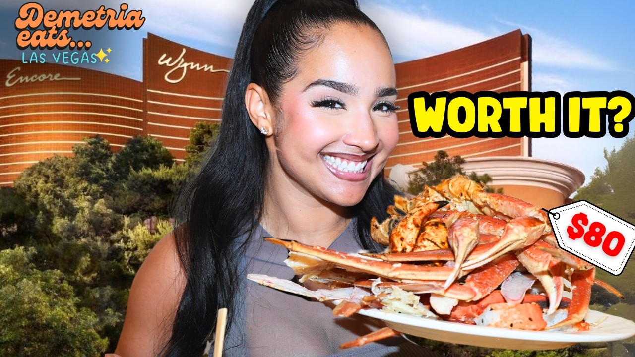 I Tried the $80 Buffet at the Wynn in Las Vegas! Is it WORTH IT?! | Demetria Eats