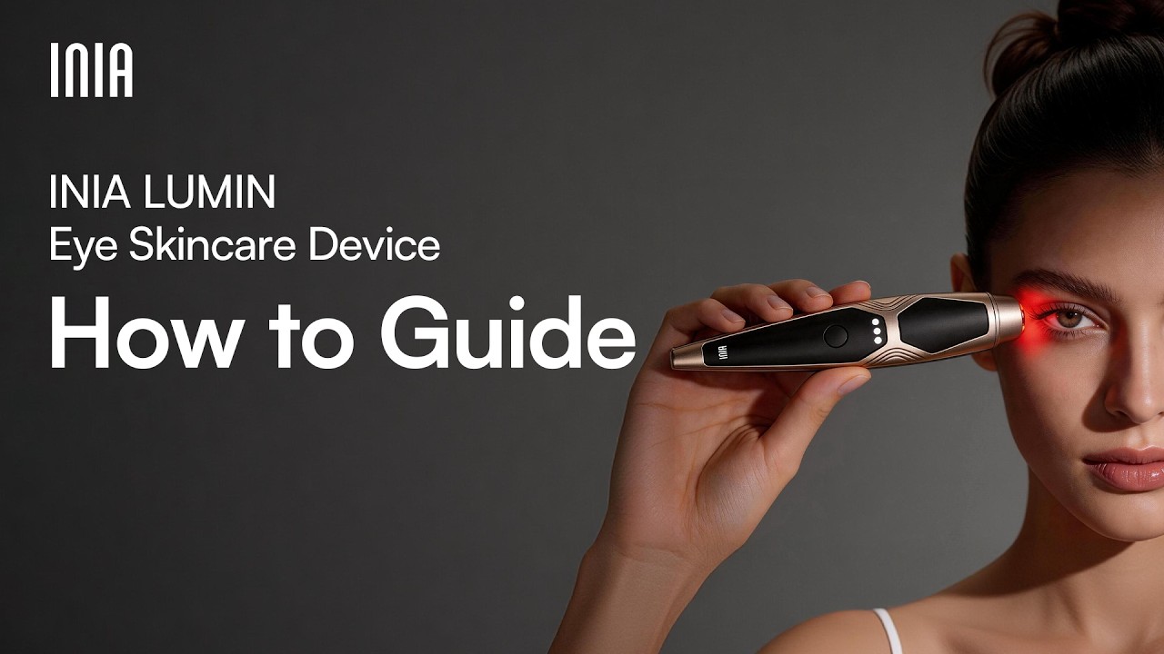 INIA Lumin Tutorial｜How to Use INIA Eye Skincare Device