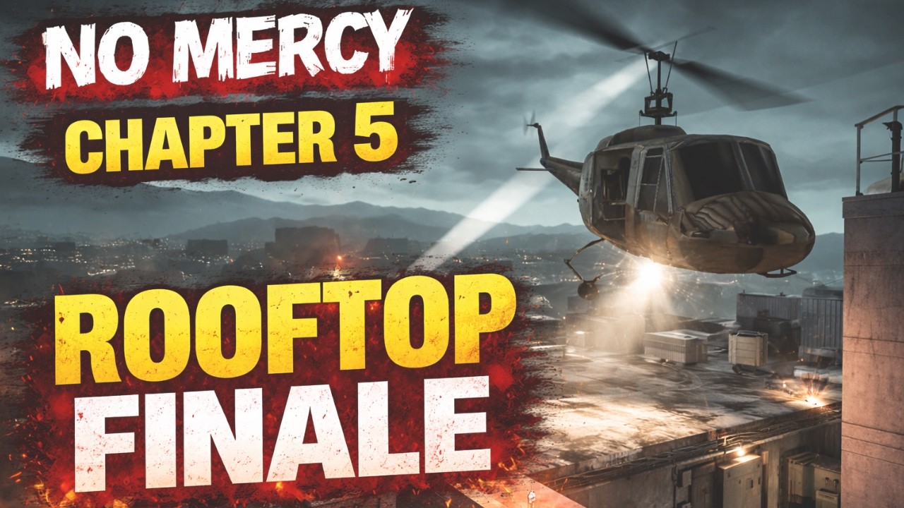 L4D2  Realism + Expert – No Mercy Chapter 5 Rooftop Finale - Final Escape