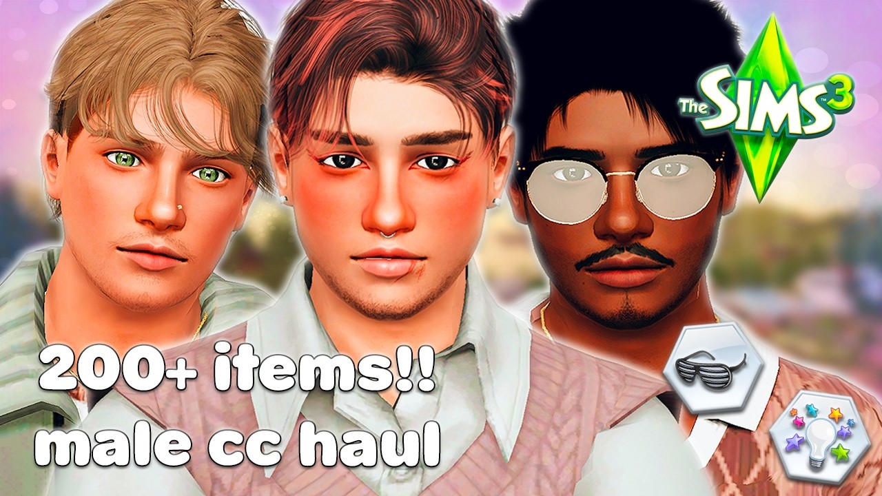 ХАУЛ МУЖСКОГО CC!! (200+ предметов) ⋆˚꩜｡ | The Sims 3: хаул CC