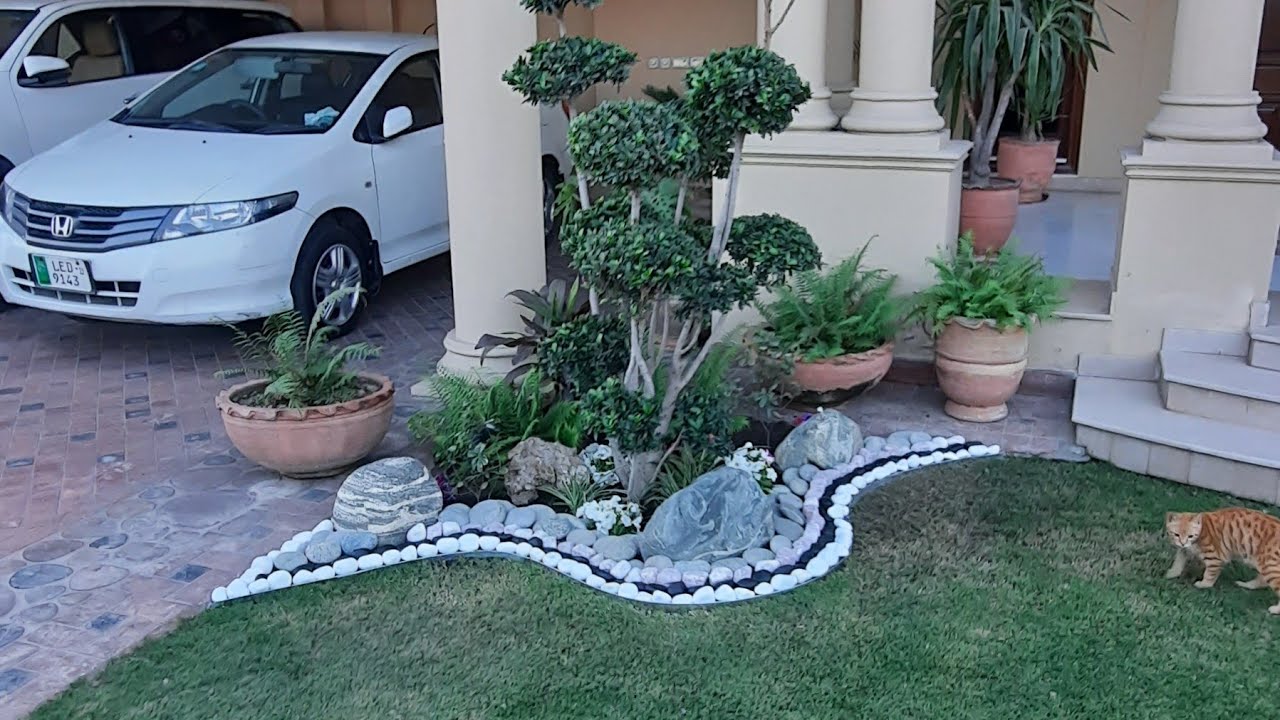 rock corners garden Landscape UNIVERSAL LANDSCAPING PAKISTAN