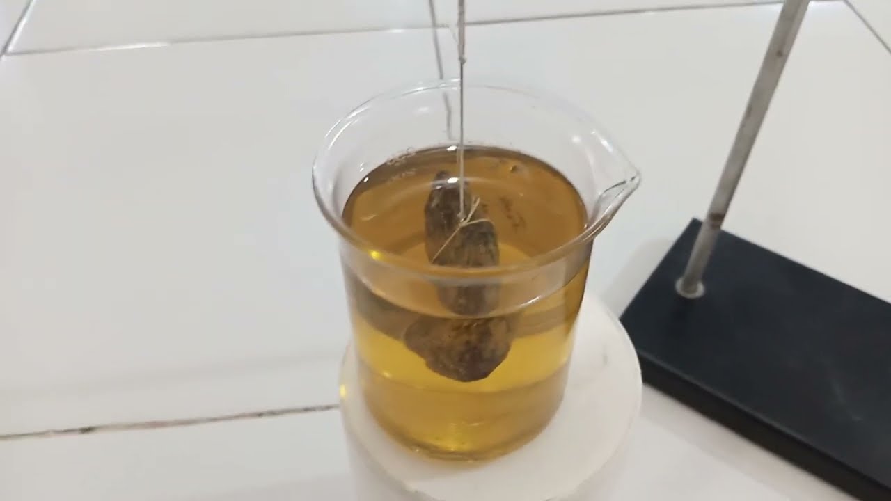 DETERMINING THE RELATIVE DENSITY OF A LIQUID USING ARCHIMEDES' PRINCIPLE