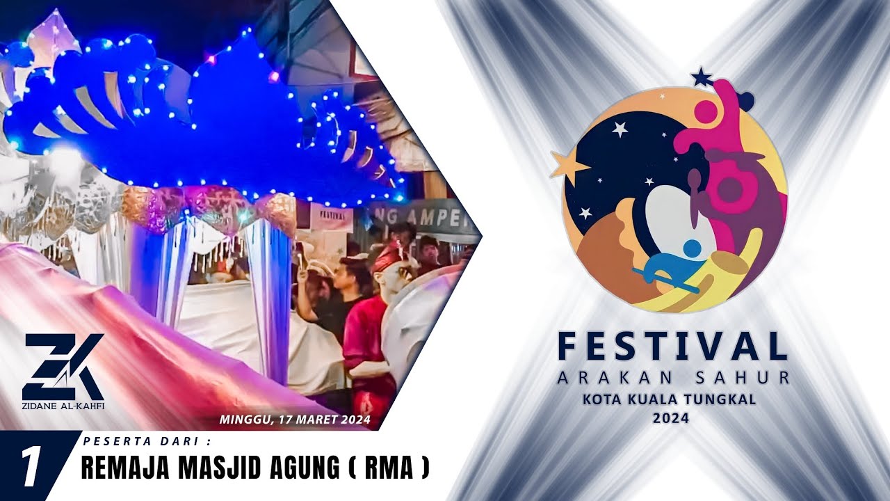Remaja Masjid Agung ( RMA ) I 1 I Festival Arakan Sahur Kuala Tungkal, Tahun 2024