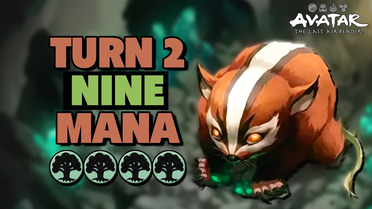 3 BLACK LOTUS on TURN 2?! RAMP is UNFAIR | MTG Arena Avatar the last airbender