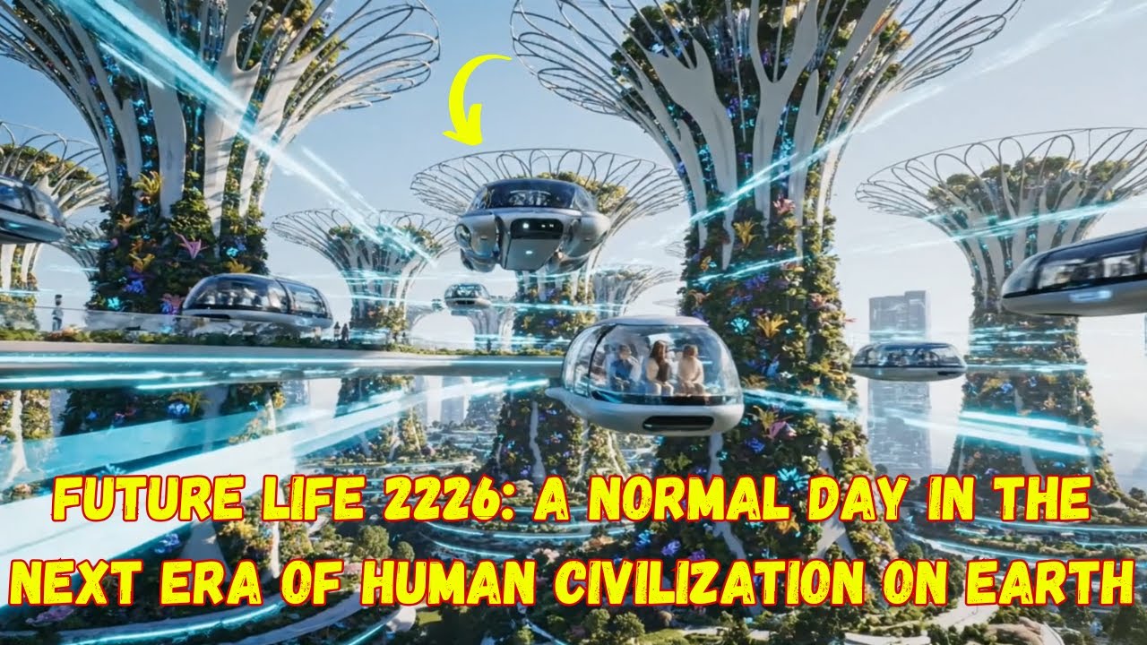Future Life 2226: A Normal Day in the Next Era of Human Civilization on Earth | Sci-fi AI Film