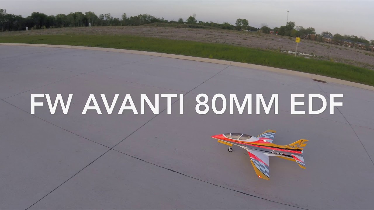 FW Avanti 80mm FMS Futura 80 mm EDF Fun Flying