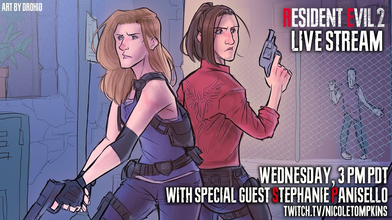 Jill and Claire Actors Play Resident Evil 2 in Cosplay
