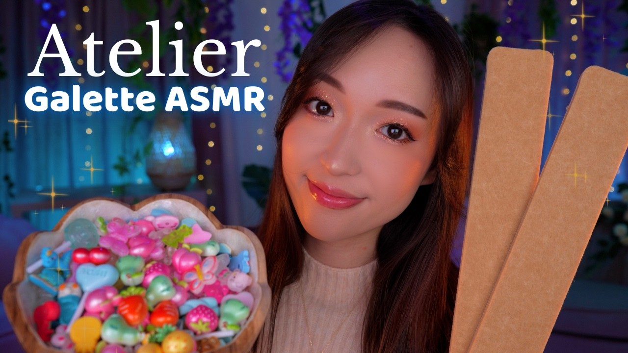 ASMR 🎀 On fabrique 1 nouvelle GALETTE 😍 (trigger board)