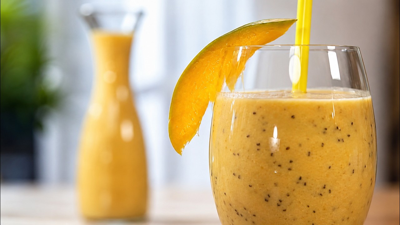 Smoothie de Banana, Manga e Sementes - Prato do dia - Filipa Gomes - Parte 1/3 (S02E08)