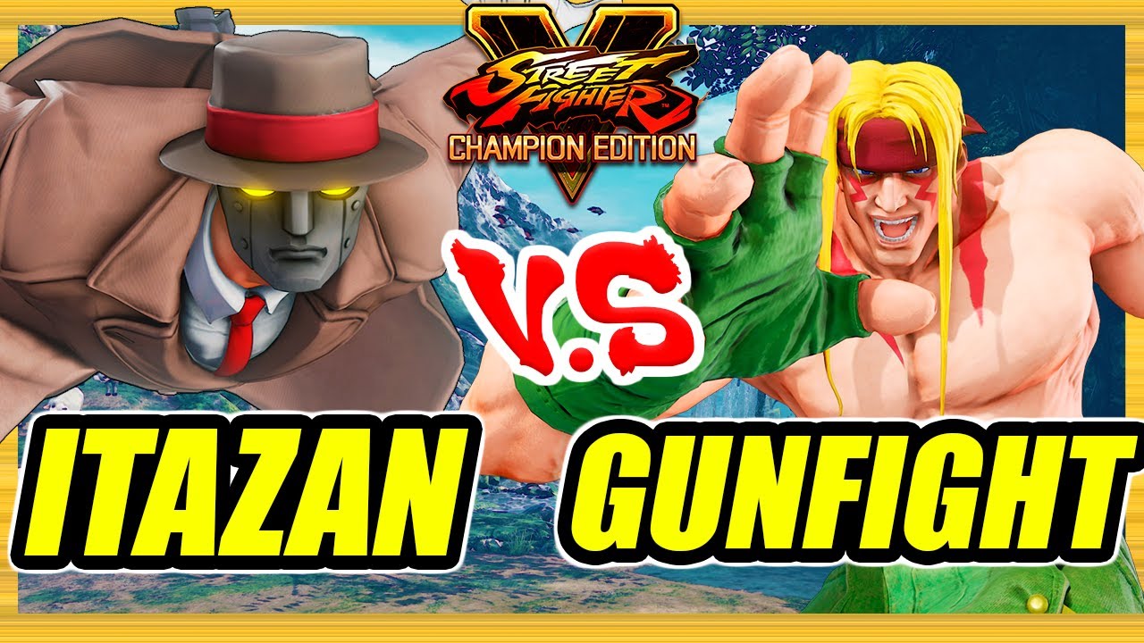 SFV CE 🔥 Itazan (G) vs Gunfight (Alex) 🔥 Ranked Set 🔥 Street Fighter 5