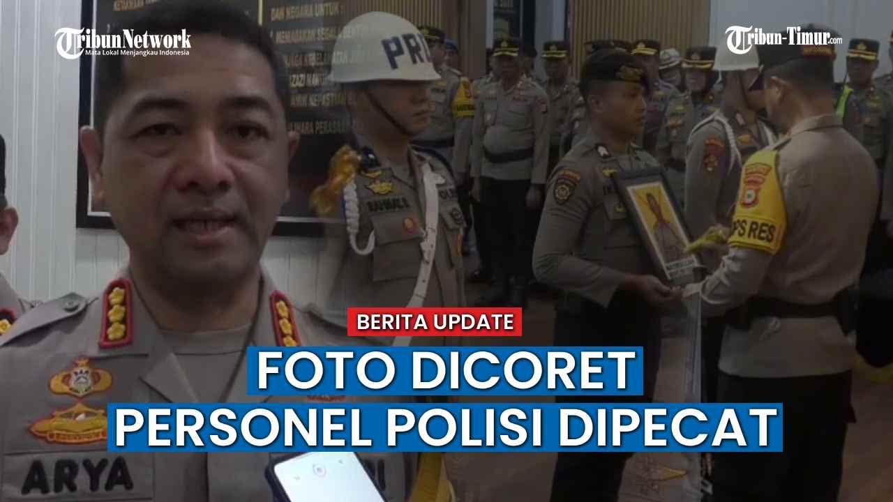 Hanya Foto yang Dicoret, Personel Polrestabes Makassar Dipecat karena Tak Masuk 2 Tahun