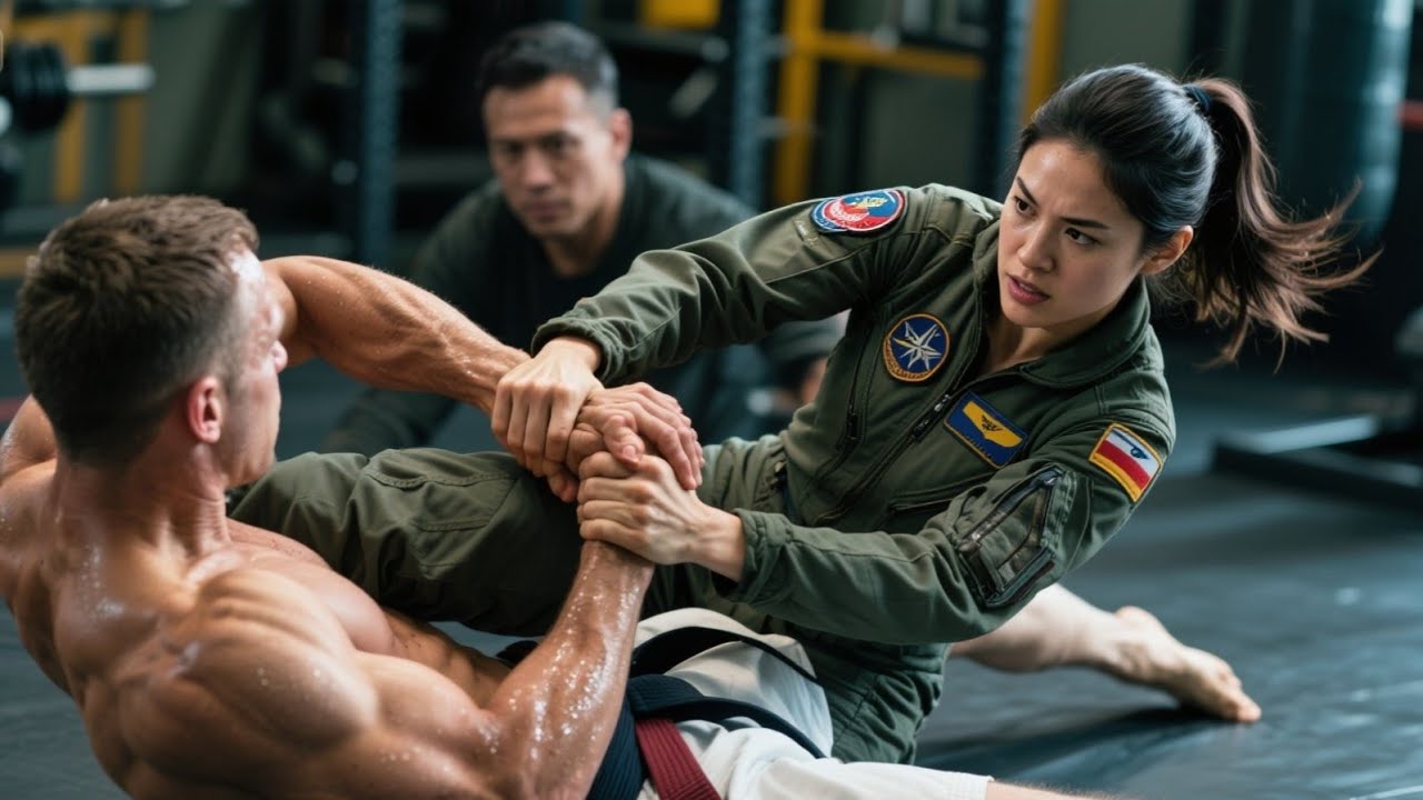 They Laughed at Her at Flight School — Until She Made the Jiu-Jitsu Instructor Tap Out