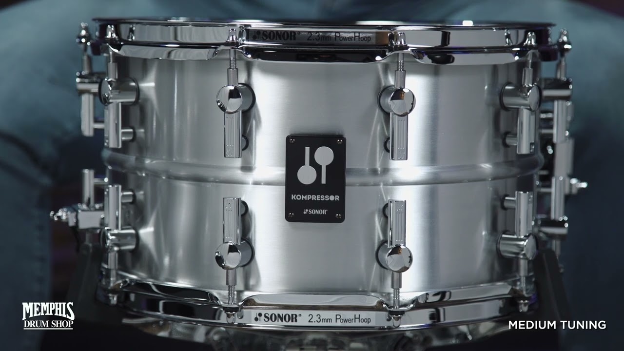 Sonor 14x8 Kompressor Series Aluminum Snare Drum (KS-1408-SDA)