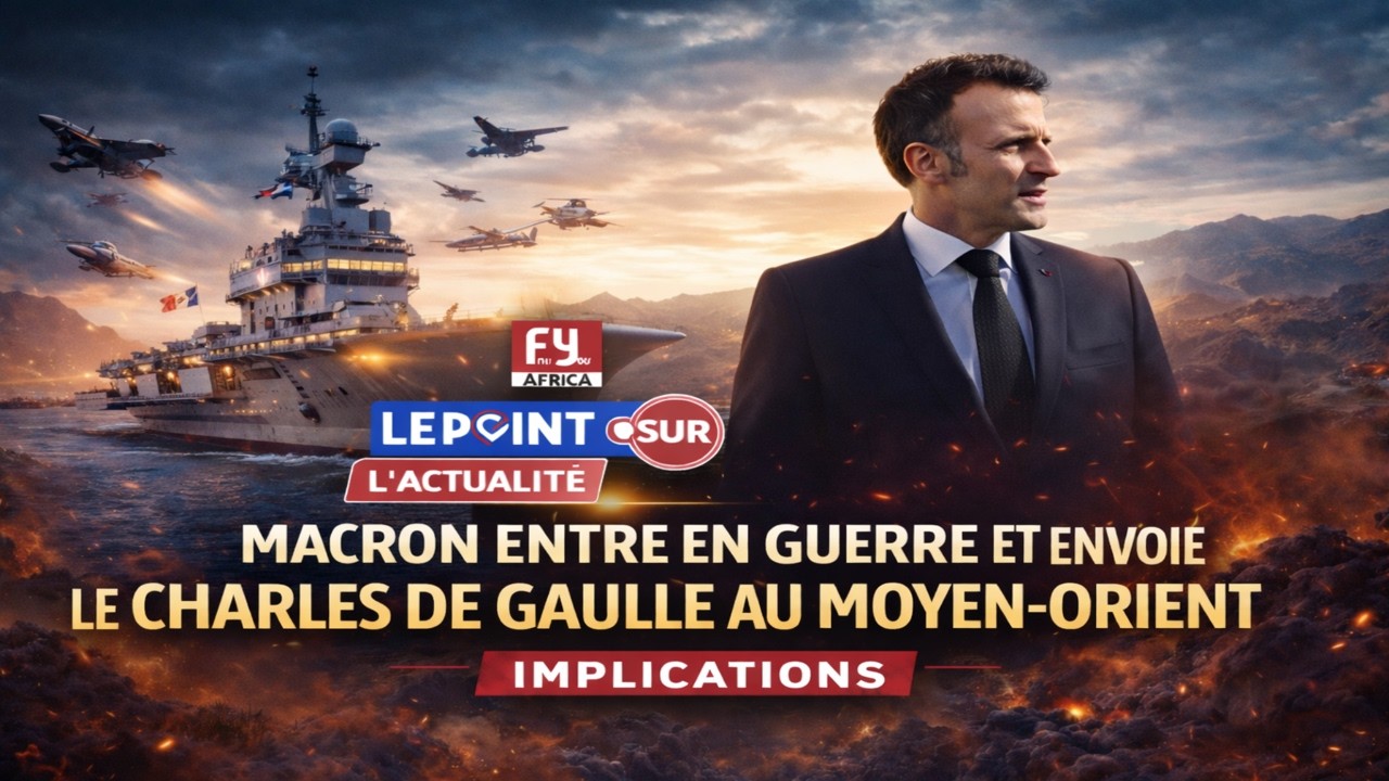 MACRON ENTRE EN GUERRE ET ENVOIE LE CHARLES DE GAULLE AU MOYEN-ORIENT. IMPLICATIONS