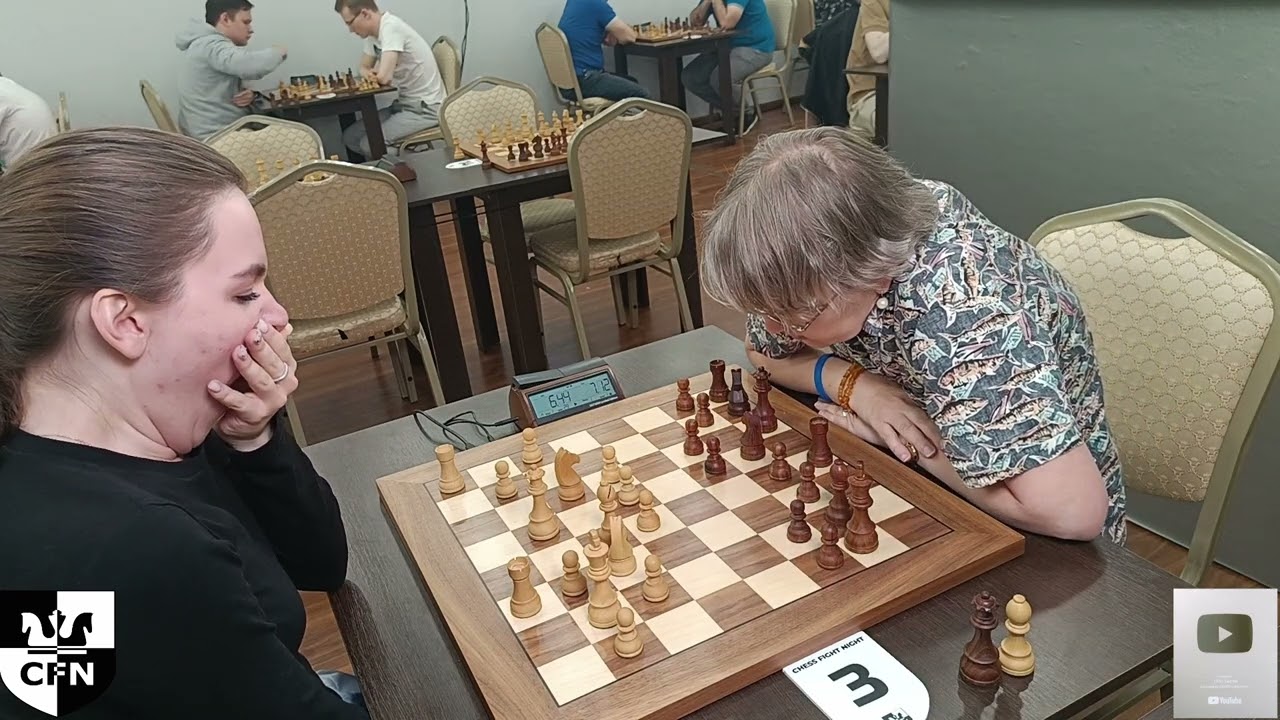WFM Fatality (2042) vs WFM V. Gansvind (1958). Chess Fight Night. CFN. Rapid