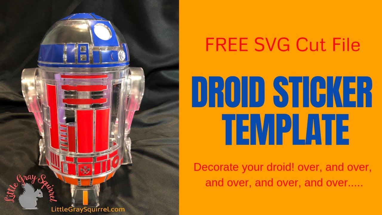 littleBits Star Wars Droid Inventor Kit SVG Silhouette Sticker Decal Cut File