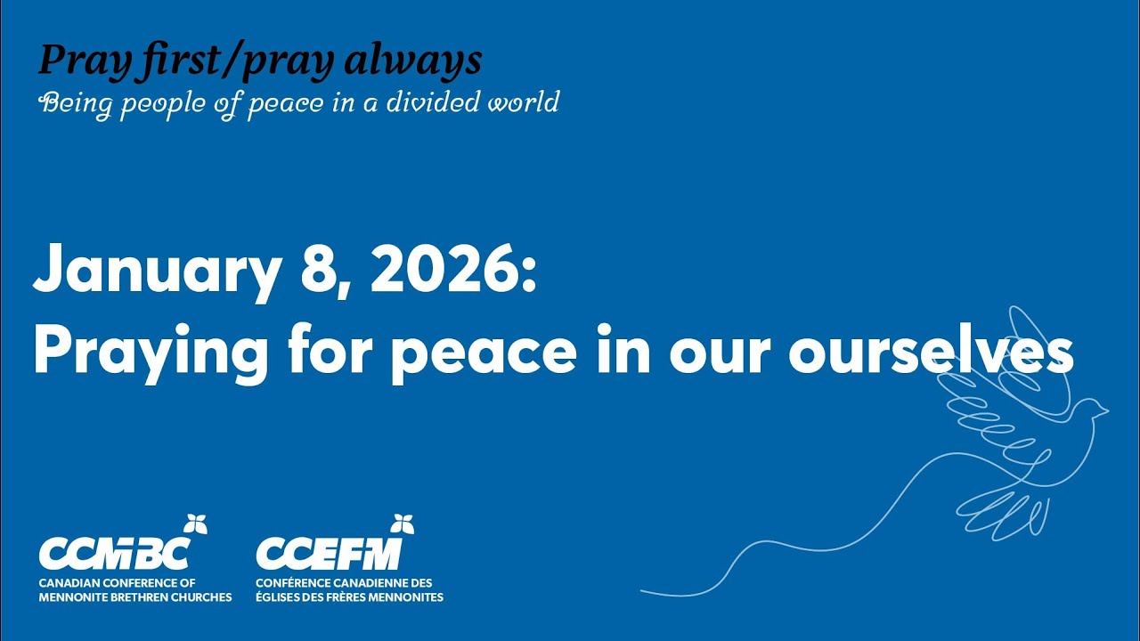 January 8, 2026: Praying for peace in ourselves