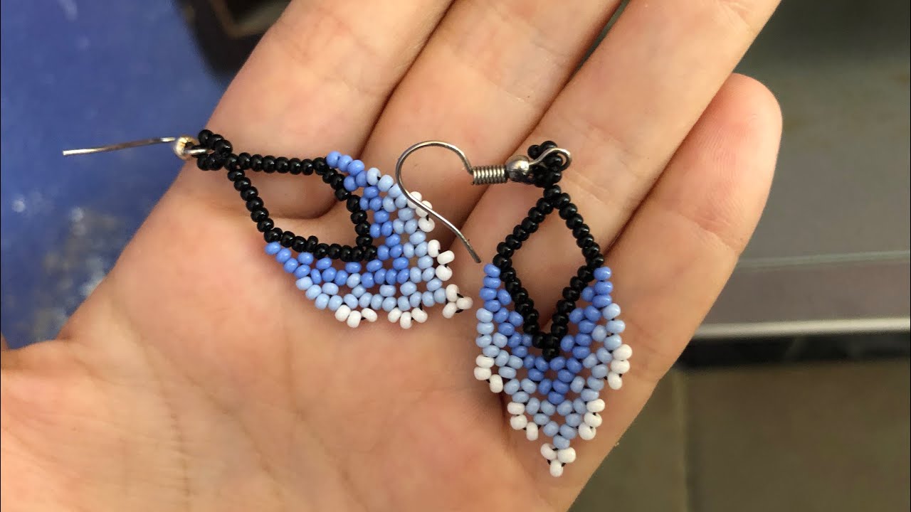 Aretes en mostacilla pequeños