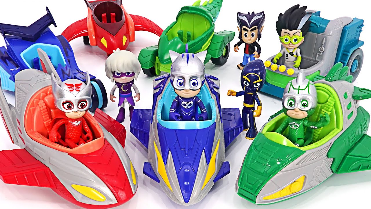 PJ Masks Save the Sky new flying vehicles appeared! Fly~! | DuDuPopTOY