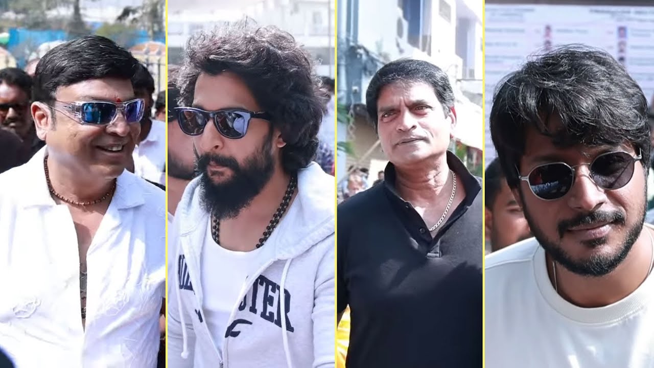 Nani, Sandeep Kishan and Many TFI Top Celebs Exclusive Visuals | Telugu Film Chamber Elections 2025