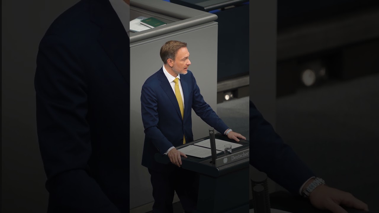 Trendwende erreicht: Schuldenquote und Staatsdefizit sinken. | Christian Lindner | #Shorts