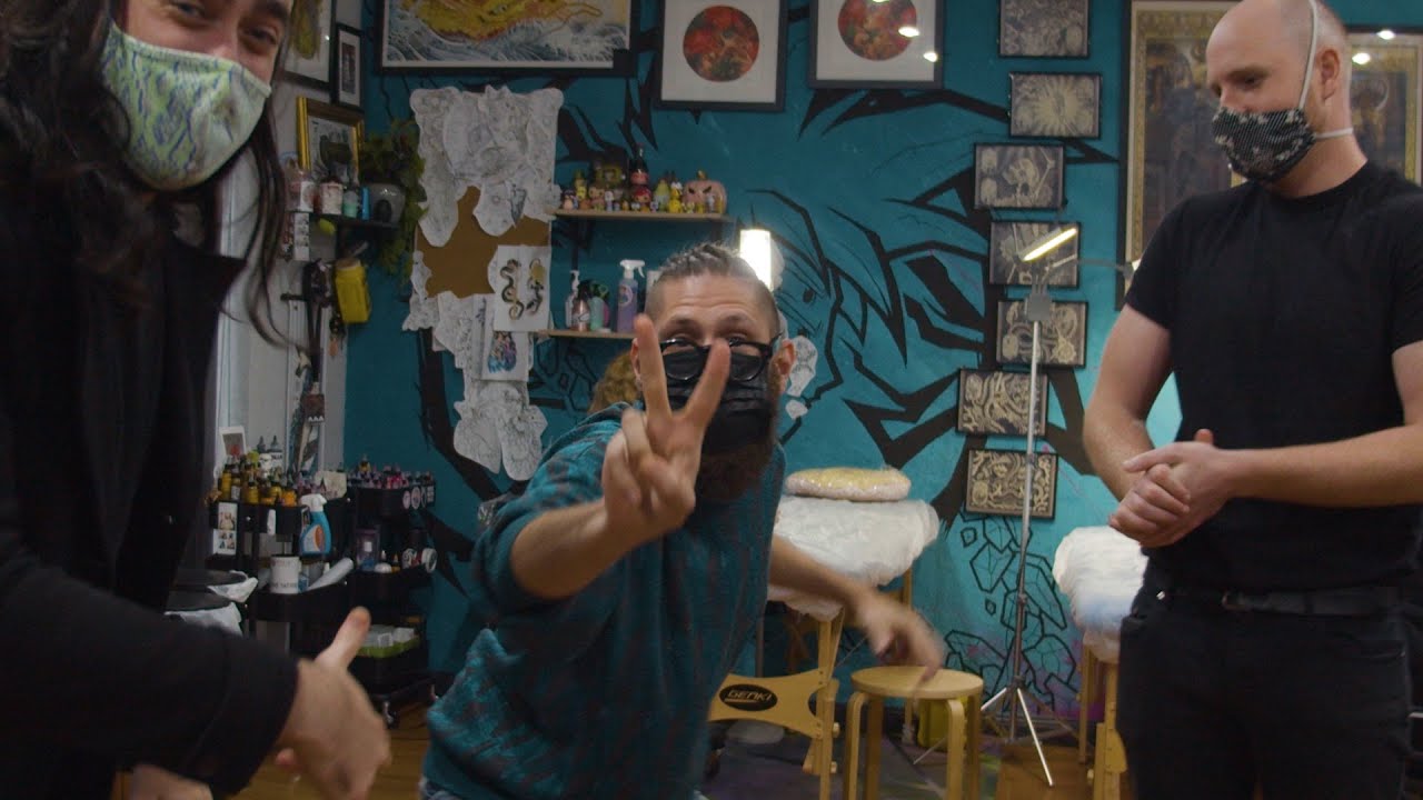 Getting a Tattoo to Promote our Netflix Show