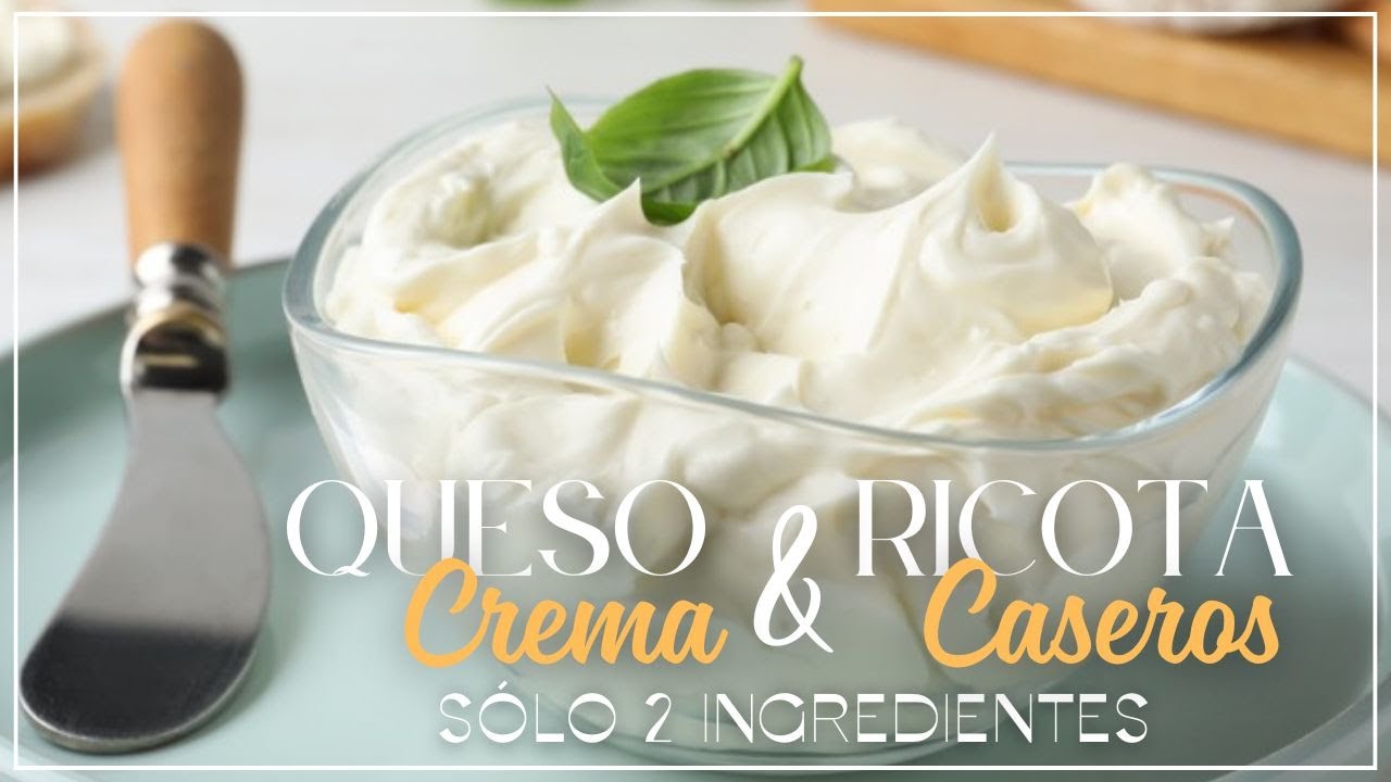 Queso Crema & Ricota CASEROS | Misma Receta, Mismos Ingredientes, 3 Posibilidades
