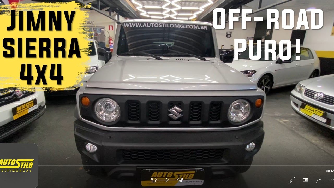 Suzuki Jimny Sierra 4x4/4 style: Off-Road PURO que surpreende!