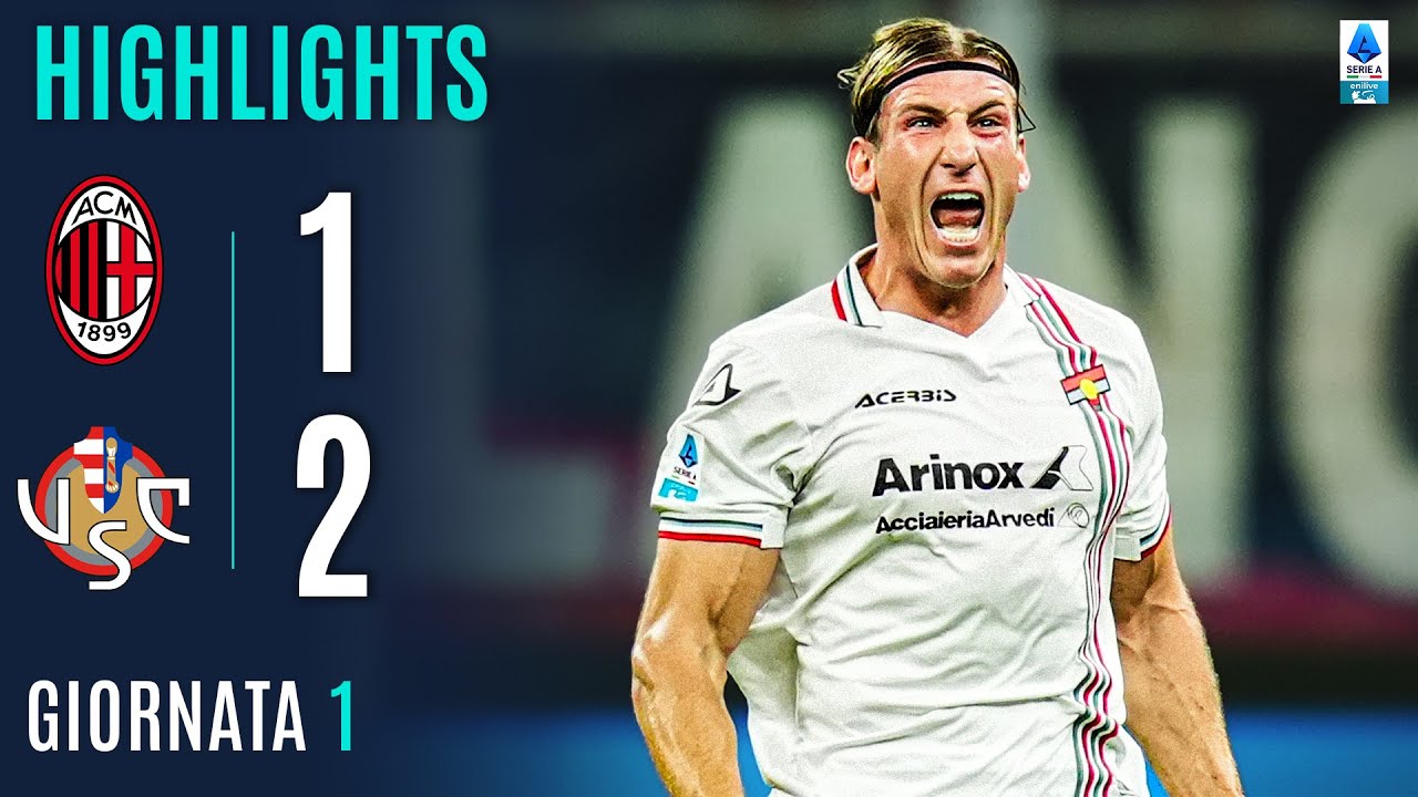 MILAN-CREMONESE 1-2 | HIGHLIGHTS | 1ª GIORNATA | SERIE A ENILIVE 2025/26