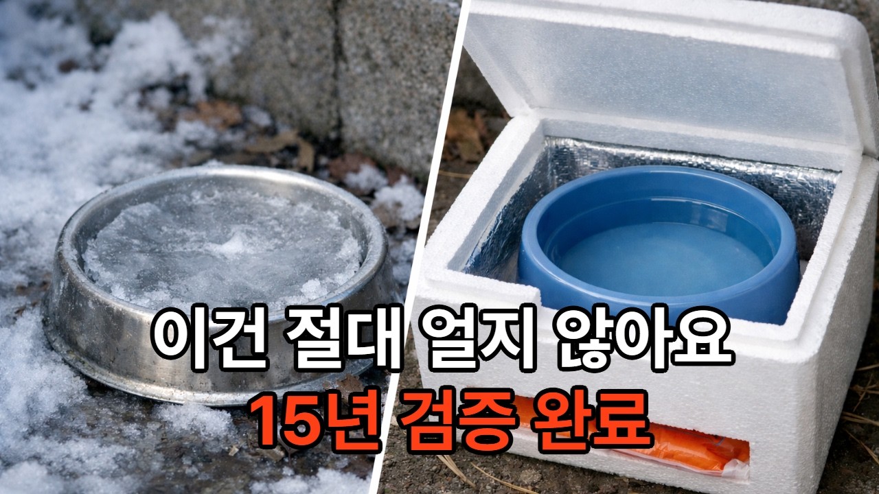 15년째 고양이 물그릇을 만들어온 회사의 결론, 영하 15도에도 절대 얼지 않는 유일한 방법