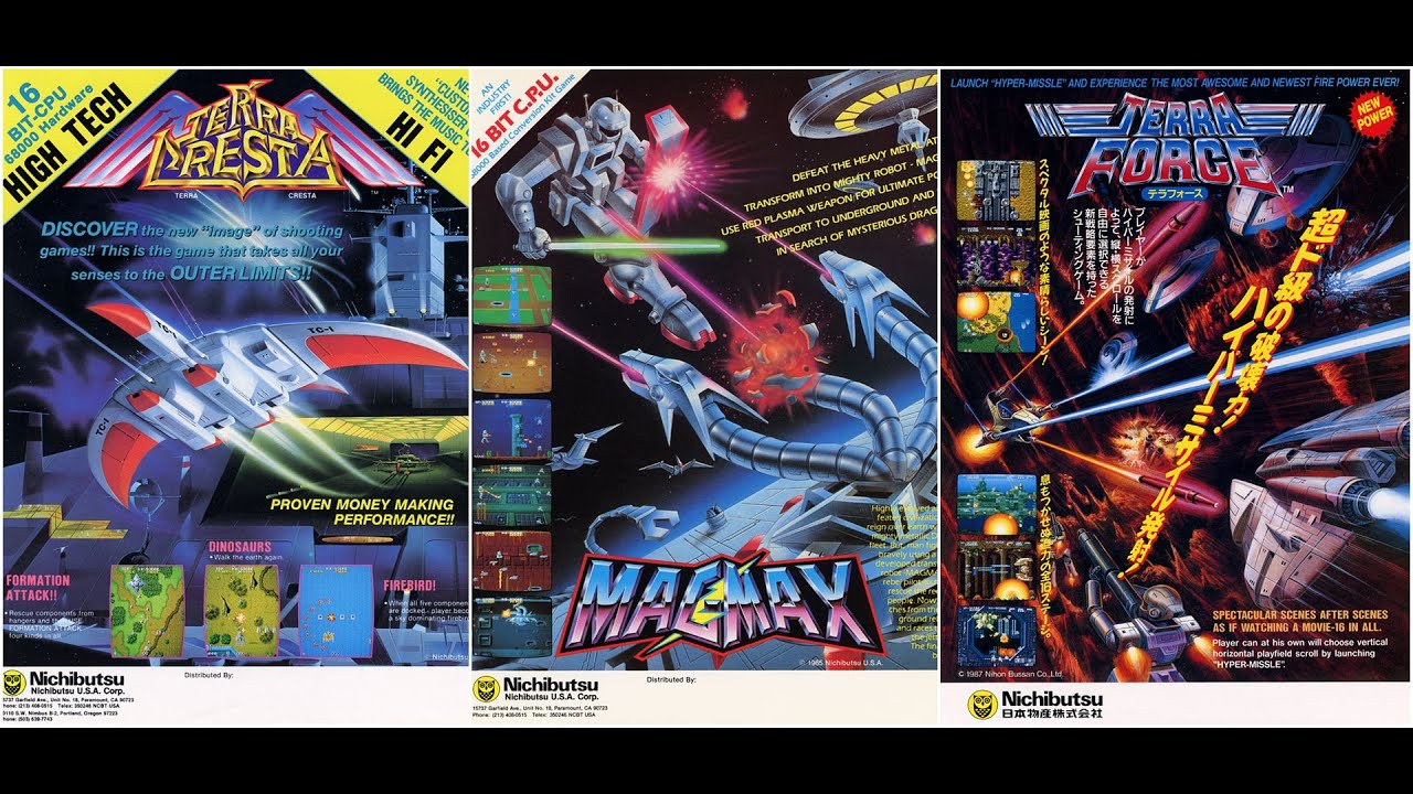 Borsuk Retro Gry TV: AUTOMATY ARCADE - Przegląd Gier Firmy NICHIBUTSU / NIHON BUSSAN