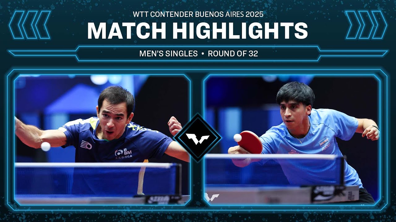 Hugo Calderano vs Leandro Fuentes | MS R32 | #WTTBuenosAires 2025