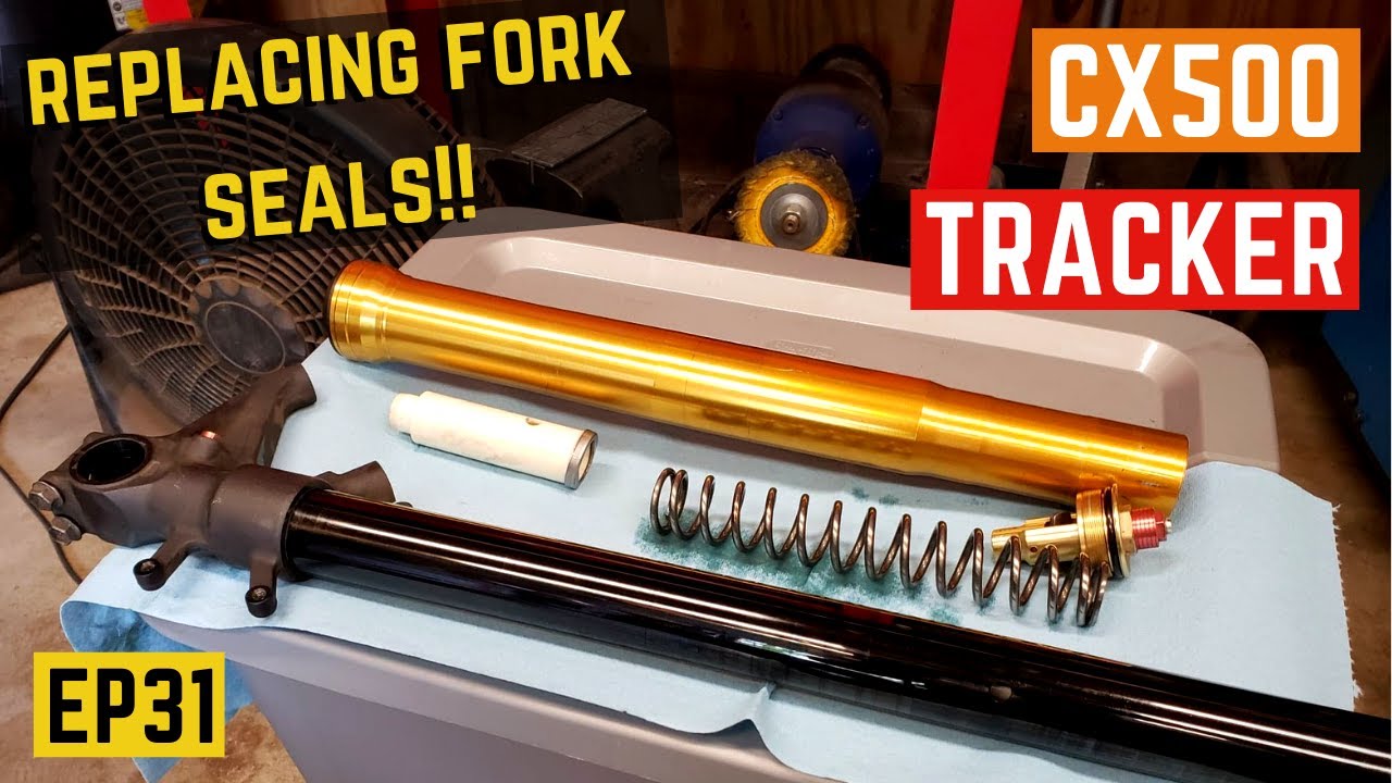 CX500 Build - Rebuilding the GSXR 1000 Forks - Made A Cool Tool! - EP31