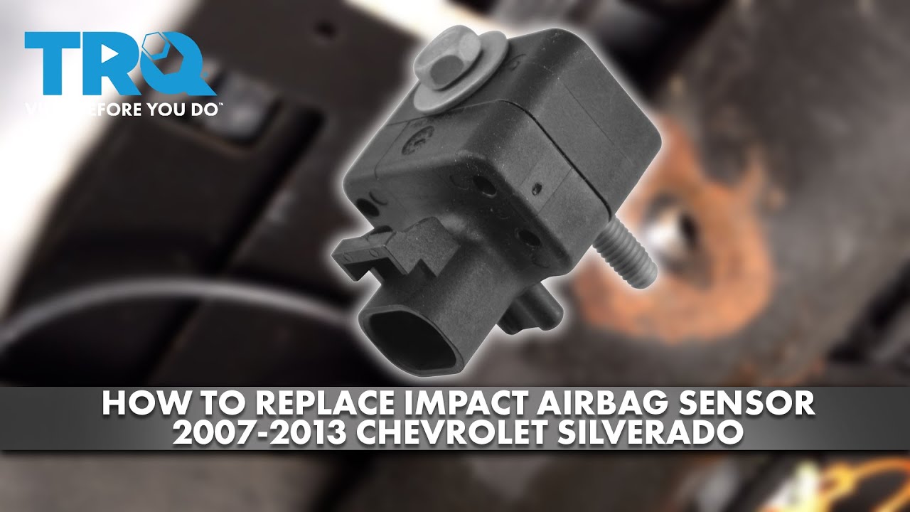 Как заменить датчик подушки безопасности Chevrolet Silverado 2007-2013