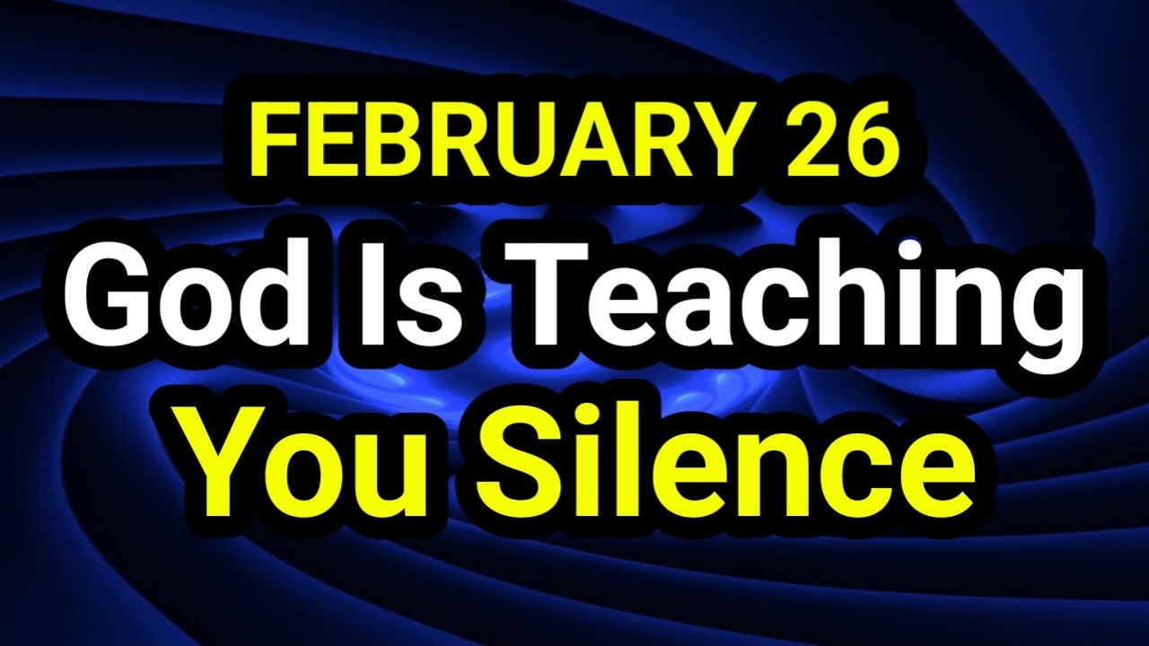 Chosen One: You Spoke Too Soon — Now God Is Teaching You Silence