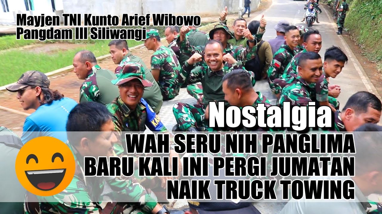 WAH SERU NIH PANGLIMA 😄 BARU KALI INI PERGI JUMATAN NAIK TRUCK TOWING | JENDRAL KUNTO NOSTALGIA