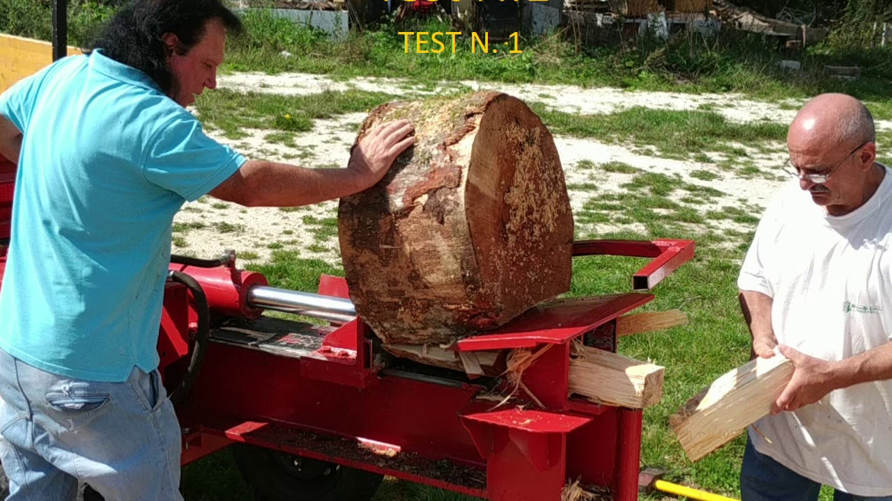 Spaccalegna orizzontale artigianale - Horizontal artisan wood splitter