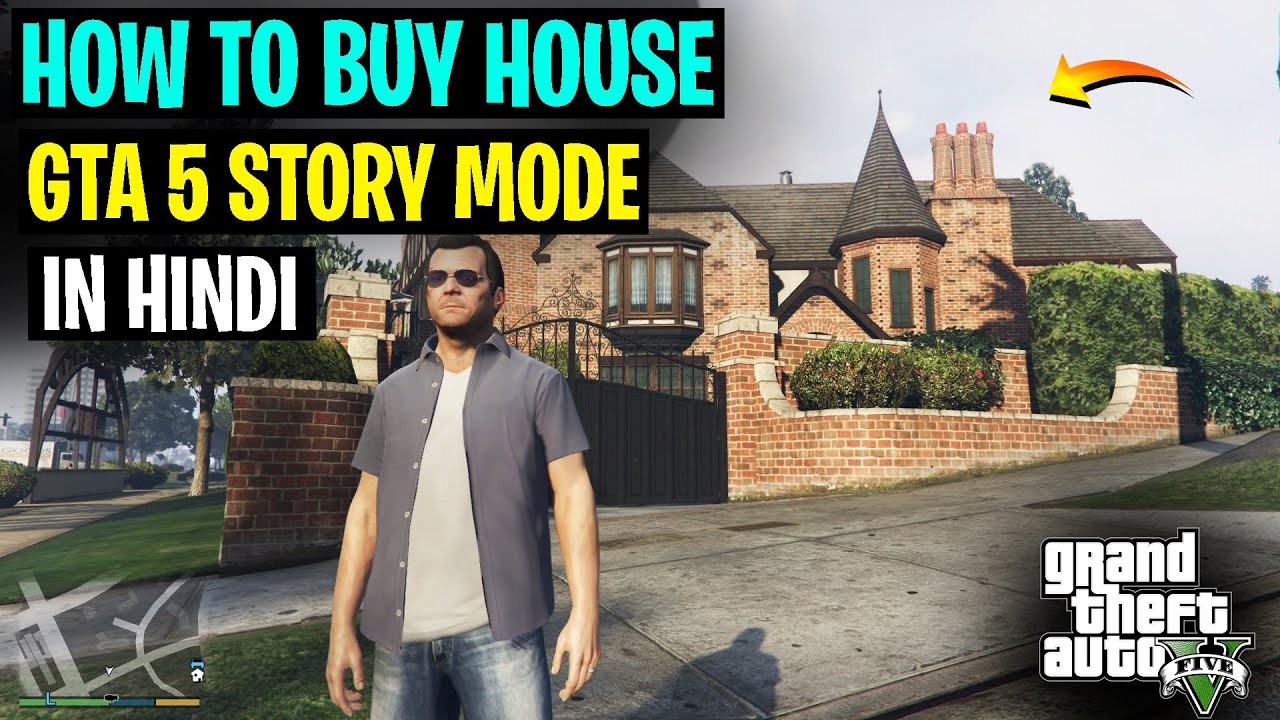 How to buy house on GTA 5 story mode offline in Hindi | Purchase Apartment and Garages in GTA 5